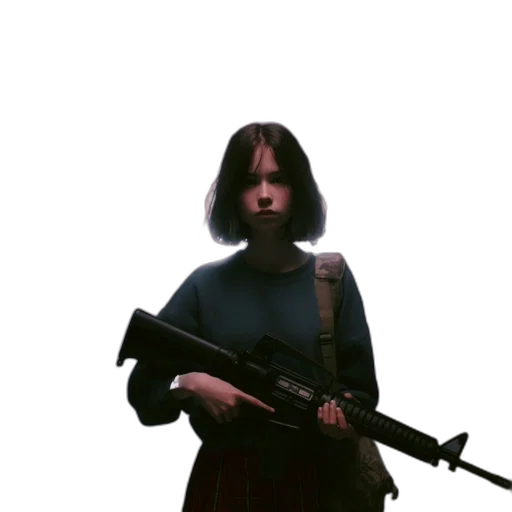 weapon, sword, dress, staff transparent PNG cut-out