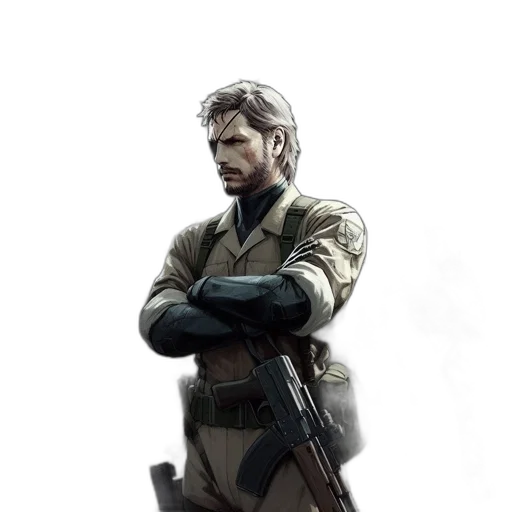 jacket, weapon, staff, concept art transparent PNG cut-out