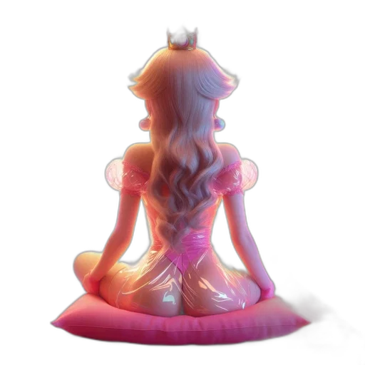 crown, dress, staff, hair transparent PNG cut-out