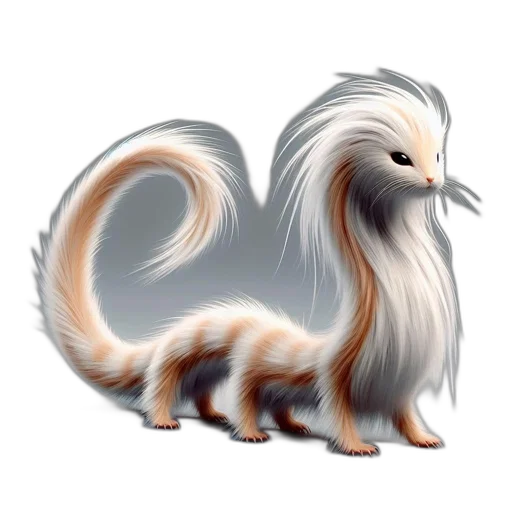 hair, animal, dragon, creature transparent PNG cut-out