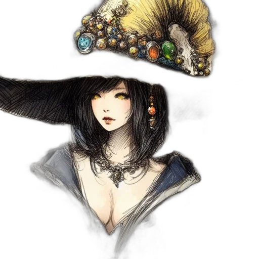 hat, jewelry, staff, crown transparent PNG cut-out