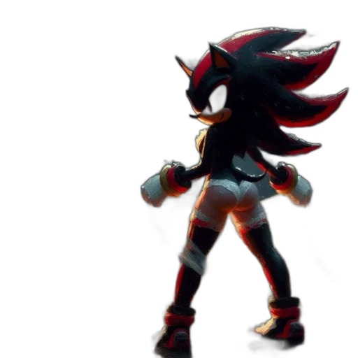creature, hair, mask, weapon transparent PNG cut-out