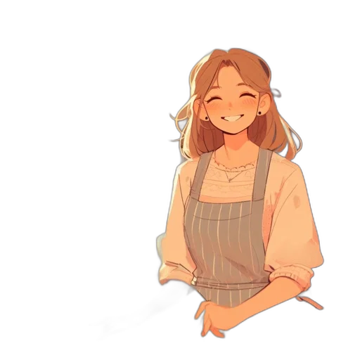 staff, food, dress, creature transparent PNG cut-out