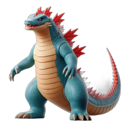 dragon, creature, animal, 3d render transparent PNG cut-out