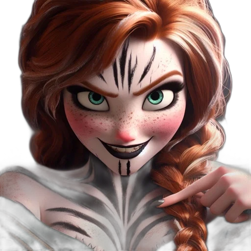face, creature, fantasy art, comic book art transparent PNG cut-out