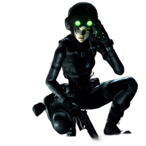 mask, concept art, comic book art, cyberpunk transparent PNG cut-out