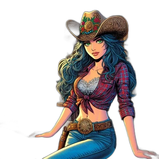 hat, comic book art, fantasy art, cartoon transparent PNG cut-out