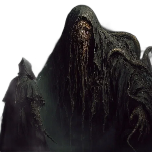 creature, mask, staff, concept art transparent PNG cut-out