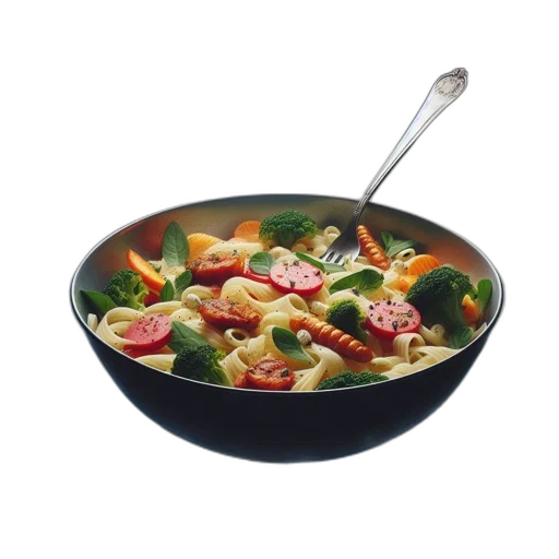 food, weapon, 3d render, photorealistic transparent PNG cut-out