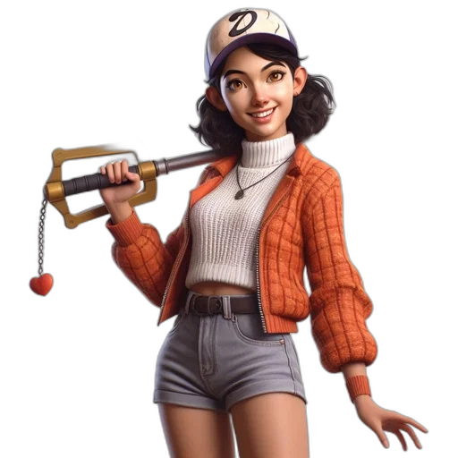 staff, weapon, hat, concept art transparent PNG cut-out