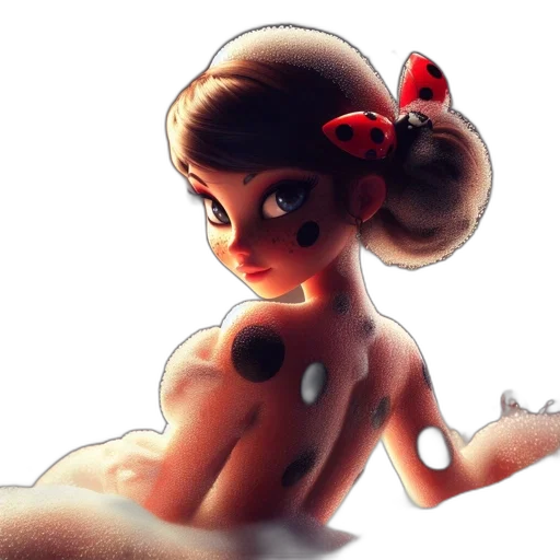 dress, creature, concept art, 3d render transparent PNG cut-out