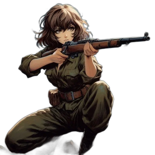 weapon, staff, animal, anime transparent PNG cut-out