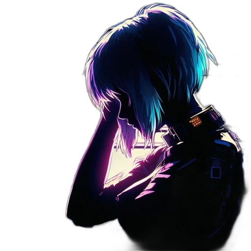 jacket, mask, face, robot transparent PNG cut-out