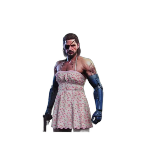 dress, jacket, face, robot transparent PNG cut-out