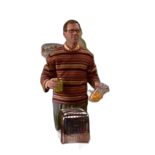 robot, food, staff, jacket transparent PNG cut-out