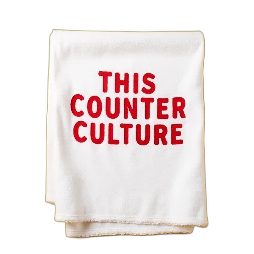 jacket, white, towel, words transparent PNG cut-out