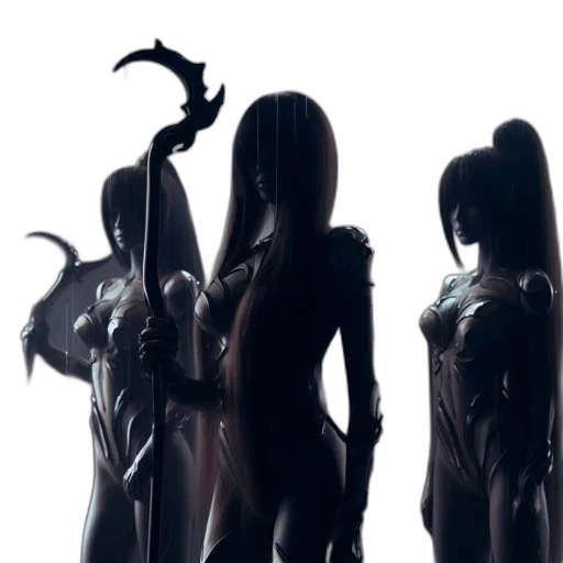 staff, mask, creature, robot transparent PNG cut-out