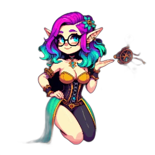 staff, weapon, pixel art, fantasy art transparent PNG cut-out
