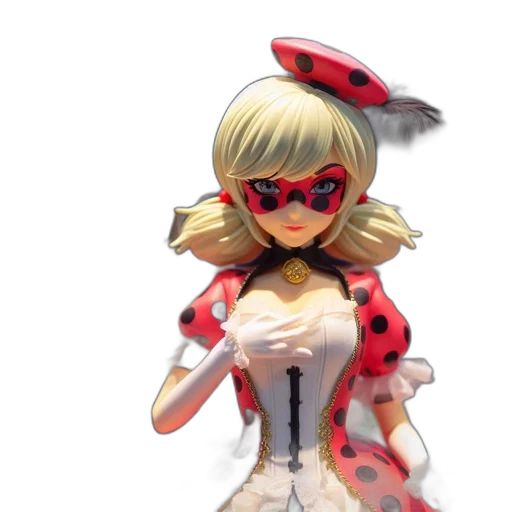 dress, mask, 3d render, concept art transparent PNG cut-out