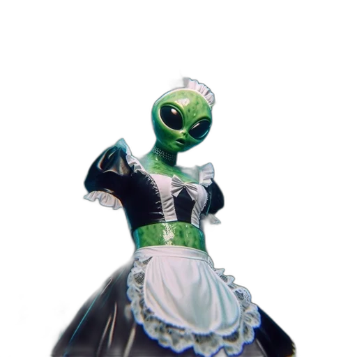 dress, robot, mask, creature transparent PNG cut-out