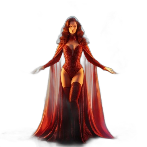 dress, fantasy art, concept art, comic book art transparent PNG cut-out