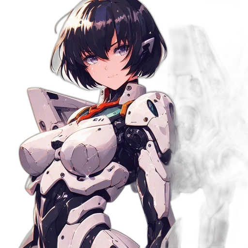 robot, weapon, jacket, dress transparent PNG cut-out