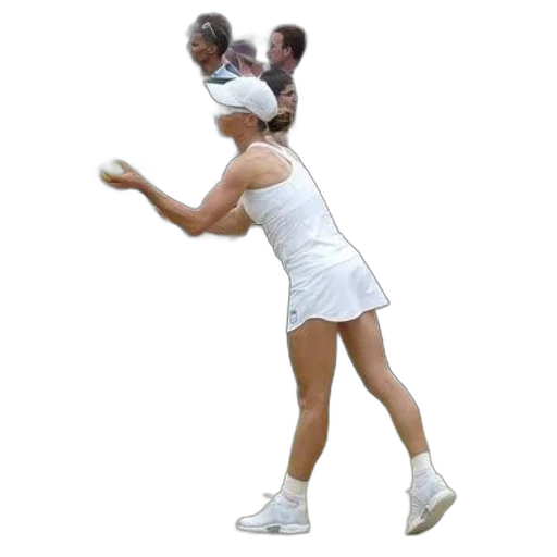 staff, dress, female, tennis transparent PNG cut-out