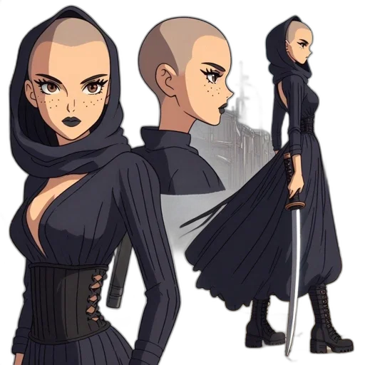 dress, jacket, mask, concept art transparent PNG cut-out