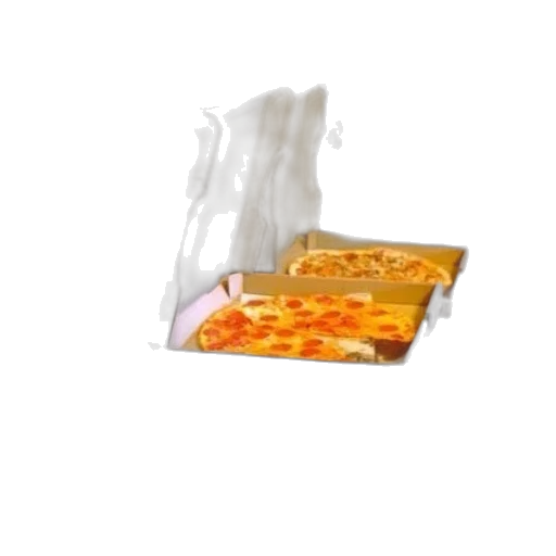 food, 3d render, photorealistic, three transparent PNG cut-out