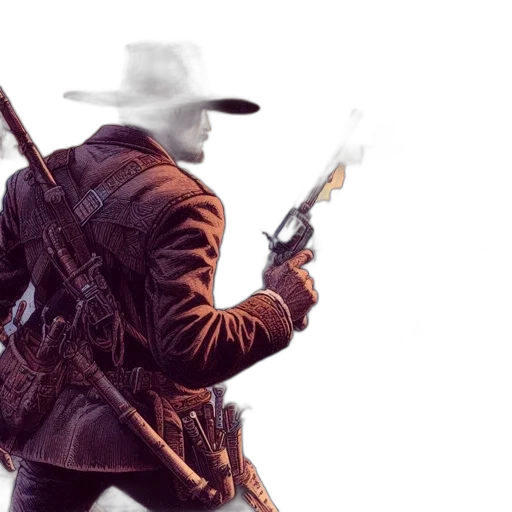 weapon, jacket, hat, sword transparent PNG cut-out