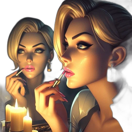 jewelry, face, concept art, fantasy art transparent PNG cut-out