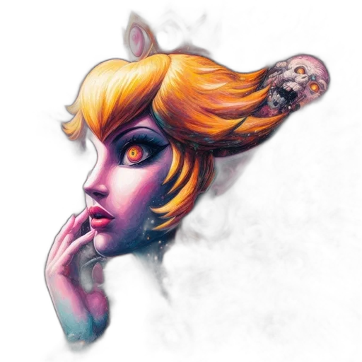 face, mask, dragon, staff transparent PNG cut-out