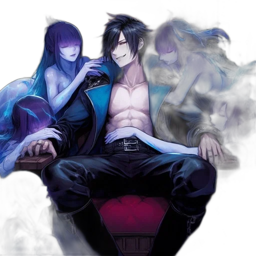 concept art, fantasy art, comic book art, anime transparent PNG cut-out