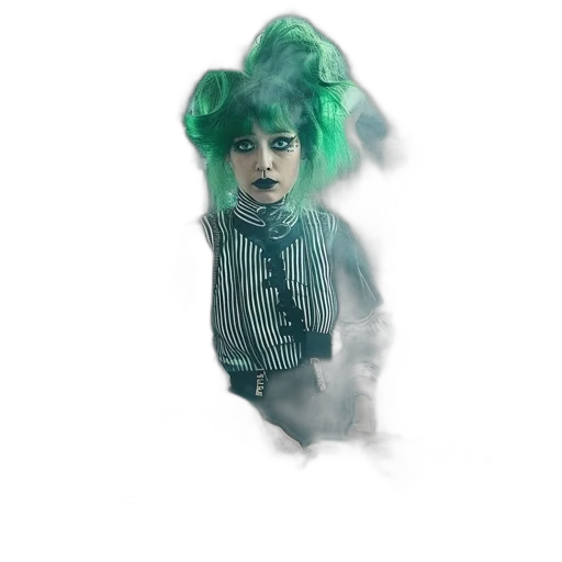 hair, creature, mask, face transparent PNG cut-out