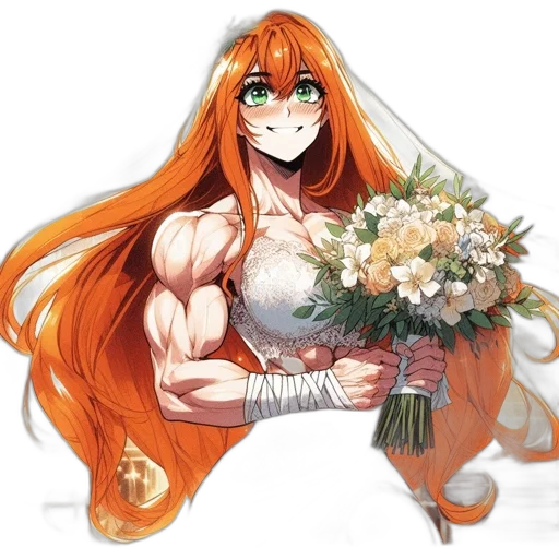 flower, weapon, dress, crown transparent PNG cut-out