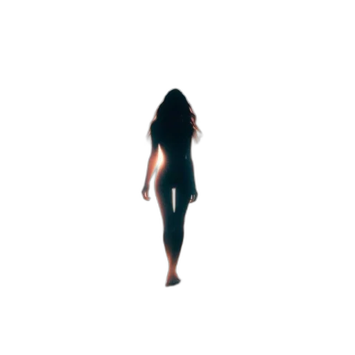 dress, hair, creature, robot transparent PNG cut-out
