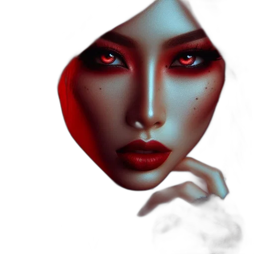 mask, face, jewelry, photorealistic transparent PNG cut-out