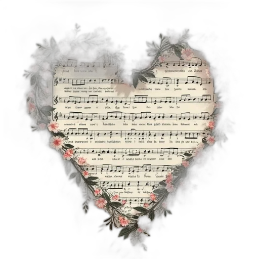 photorealistic, music, sheet, art transparent PNG cut-out