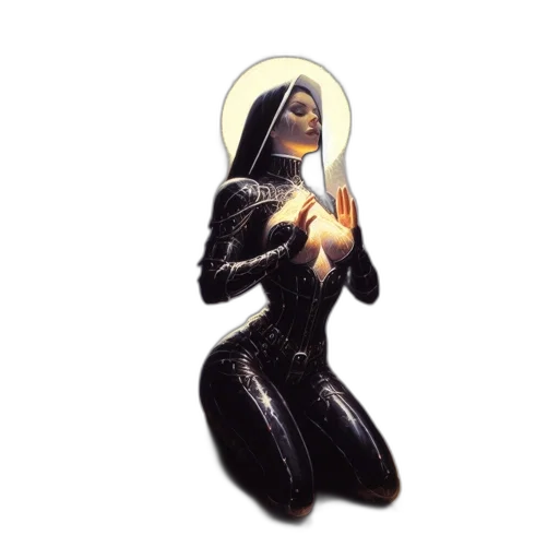 dress, concept art, comic book art, pixel art transparent PNG cut-out