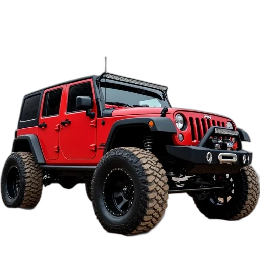 car, 3d render, rough, country transparent PNG cut-out