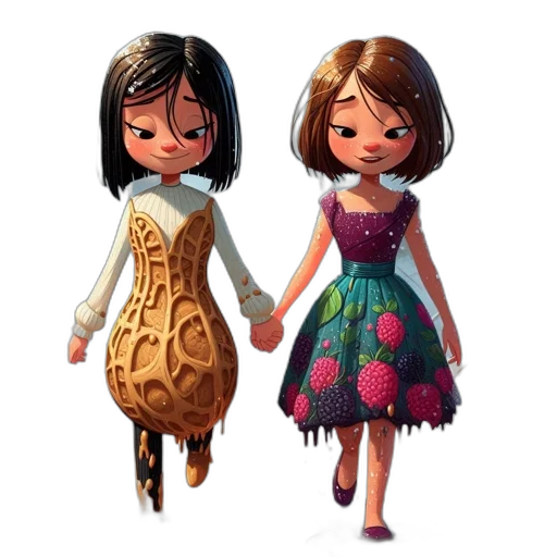 dress, jewelry, concept art, 3d render transparent PNG cut-out
