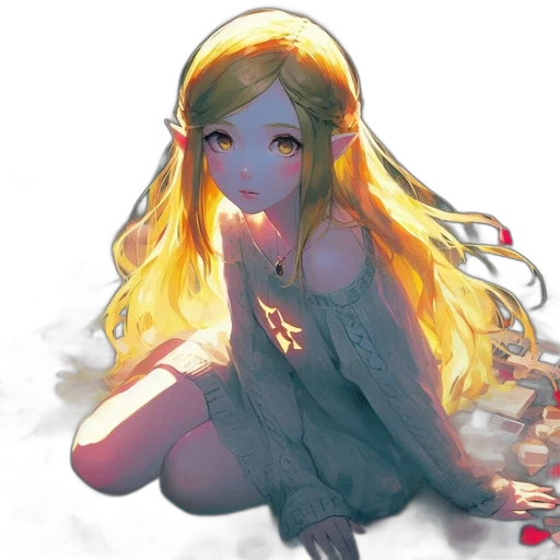 dress, crown, face, flower transparent PNG cut-out