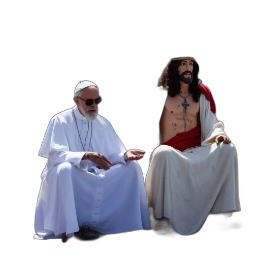 two, individuals, one, dressed transparent PNG cut-out