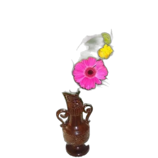 staff, flower, bottle, crown transparent PNG cut-out
