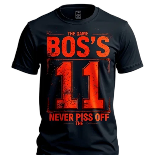 tee, shirt, says, boss transparent PNG cut-out