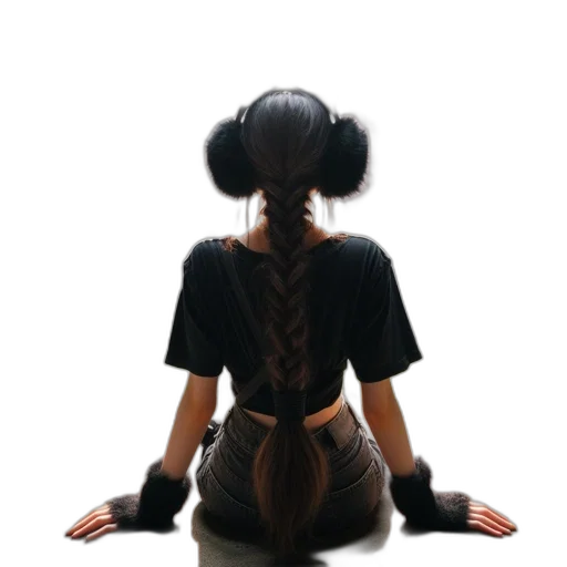 hair, staff, jewelry, crown transparent PNG cut-out