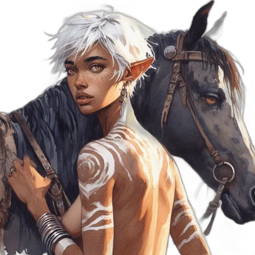 fantasy art, concept art, comic book art, photorealistic transparent PNG cut-out