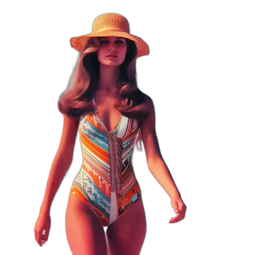 dress, hat, photorealistic, 3d render transparent PNG cut-out