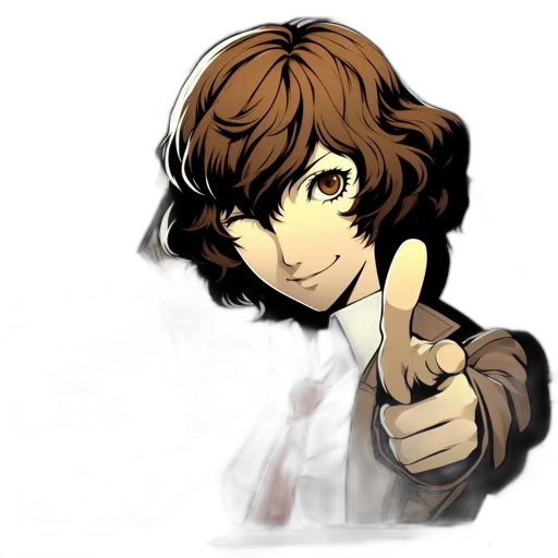 face, weapon, staff, jacket transparent PNG cut-out