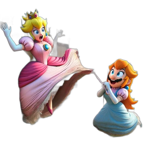 crown, dress, furniture, 3d render transparent PNG cut-out